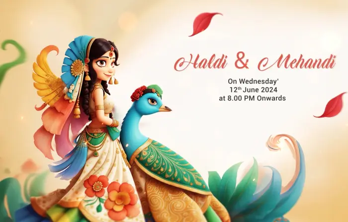 Indian Wedding E-Invitation in 3D Slideshow